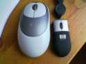 Proviamo a comparare le dimensioni del minimouse (optico) con quelle del mio Logitech cordless+optical...